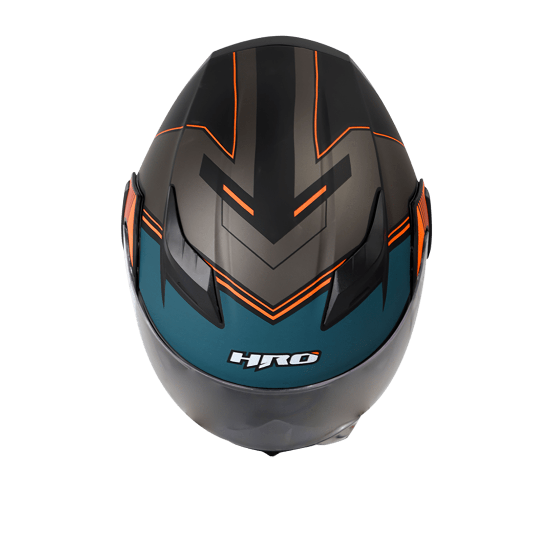 Casco Moto Hro 3400dv ahead nj.n Abatible Sun Visor Certificación Dot1