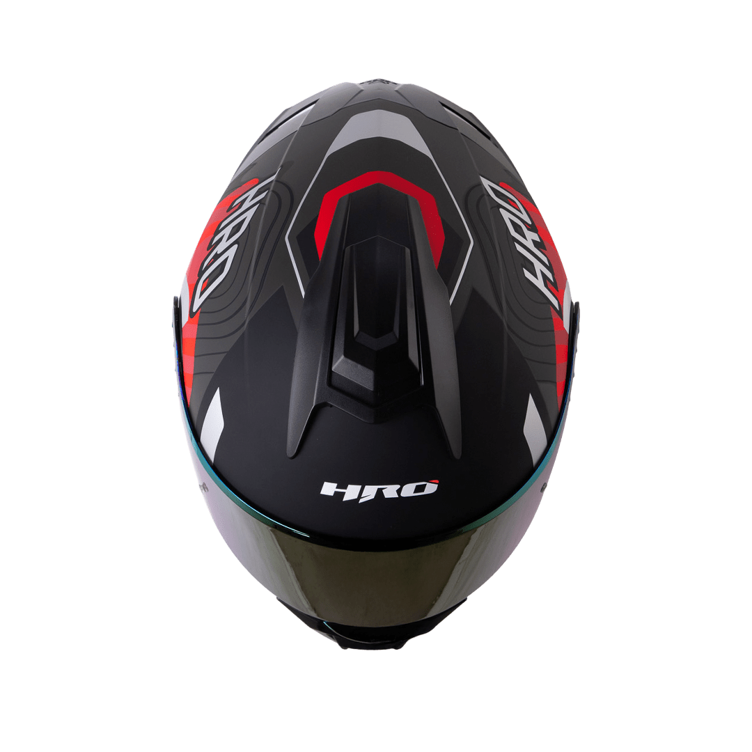 Casco moto hro 3480dv terral ng rj abatible con sun visor dot3