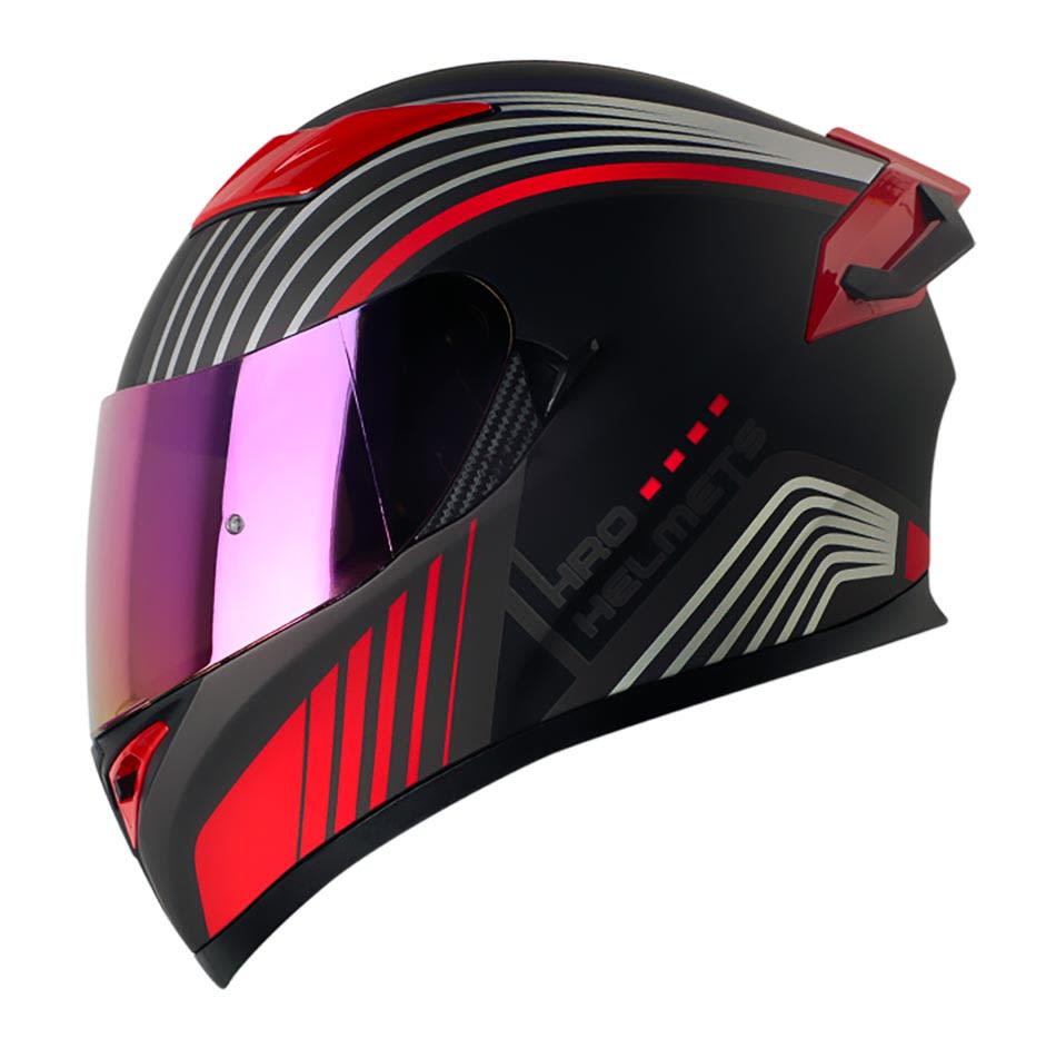 Casco moto hro 514dv bilt gr.os rj integral sun visor1