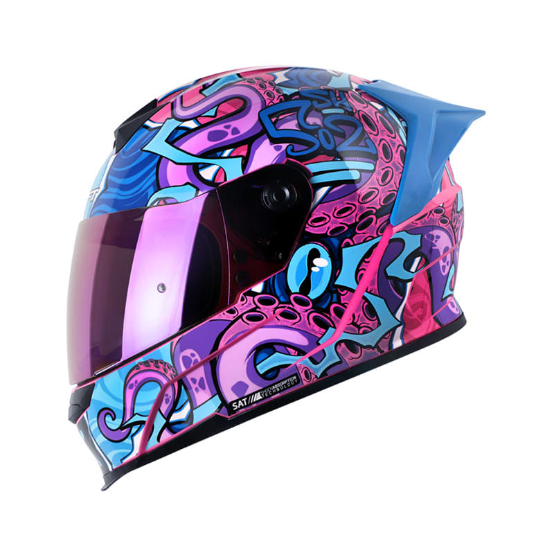 casco moto shaft 502 sp surrealis fc brillo az.candy integral1