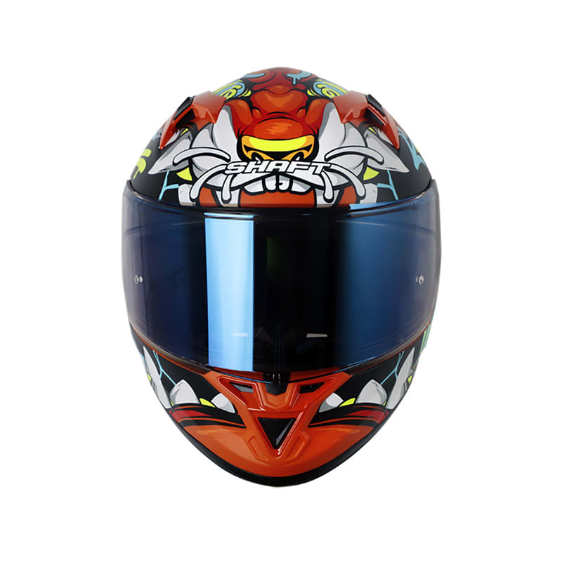 Casco moto shaft 522 sp tiguerazo nj.n mate integral3