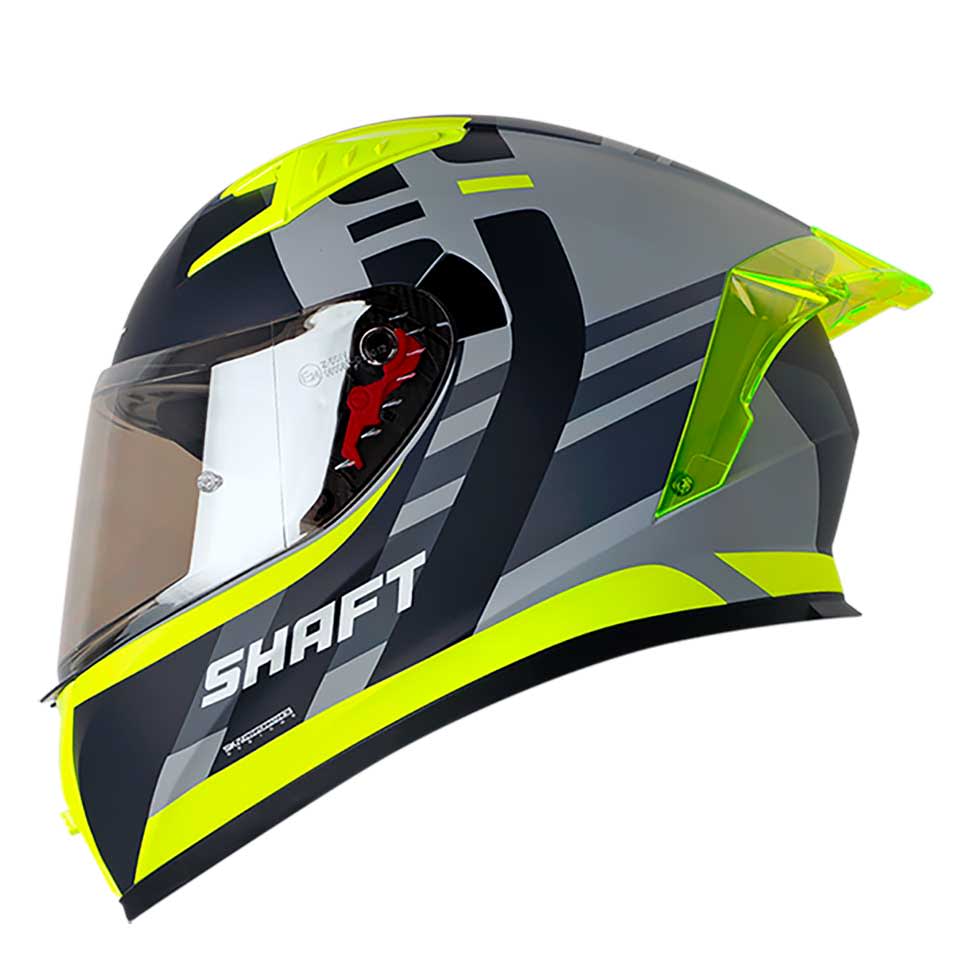 CASCO MOTO SHAFT 526SP EVO SAMPLER GRIS AMARILLO INTEGRAL1
