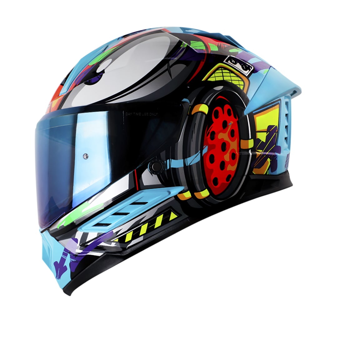 Casco moto shaft 595 stroke az.cl integral (SV)1