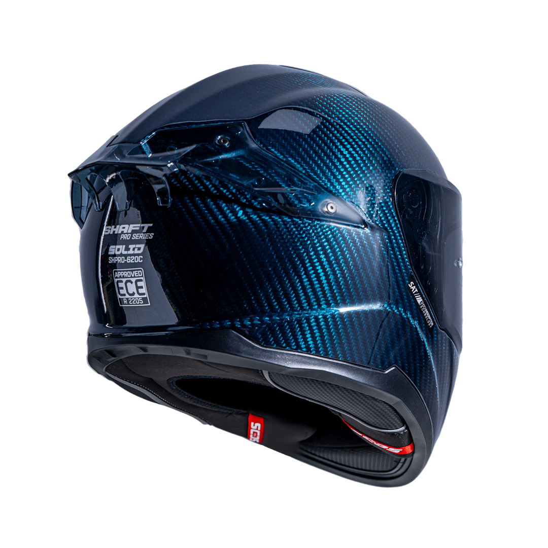Casco moto Shaft pro 620c evo 3k az ir.az fibra de carbono integral4