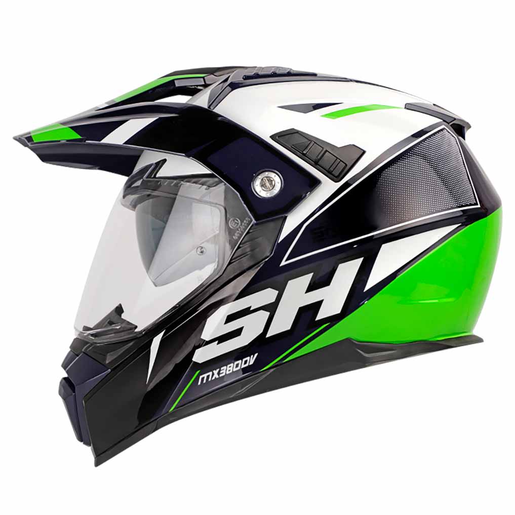 CASCO MOTO SHAFT MX-380 MULTIPROPÓSITO REBEL AZ.NAVY BL1