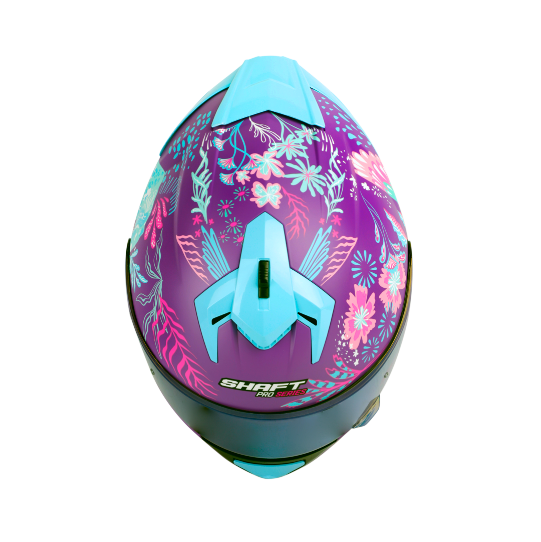 Casco moto Shaft pro 610dv evo bloom mr az.candy ir.az integral4