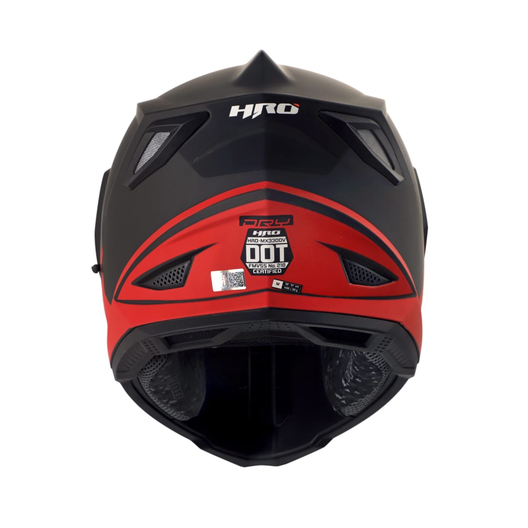 Casco moto hro mx-330dv dry gr rj multipropósito3