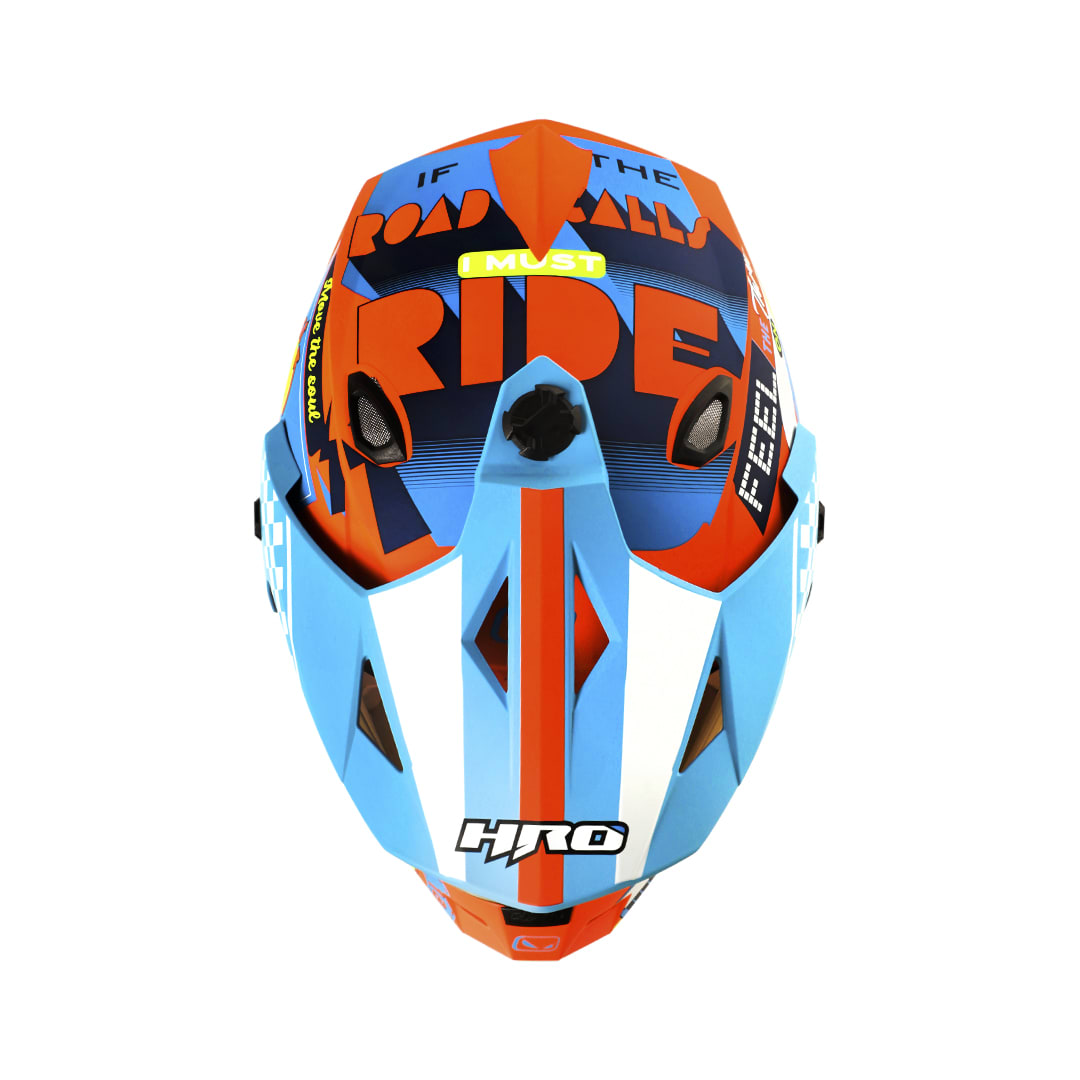 Casco moto hro mx-330dv bye bye nj.n az multipropósito4