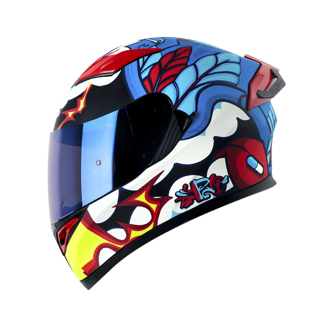 Casco moto hro 514dv hawardian az rj integral1