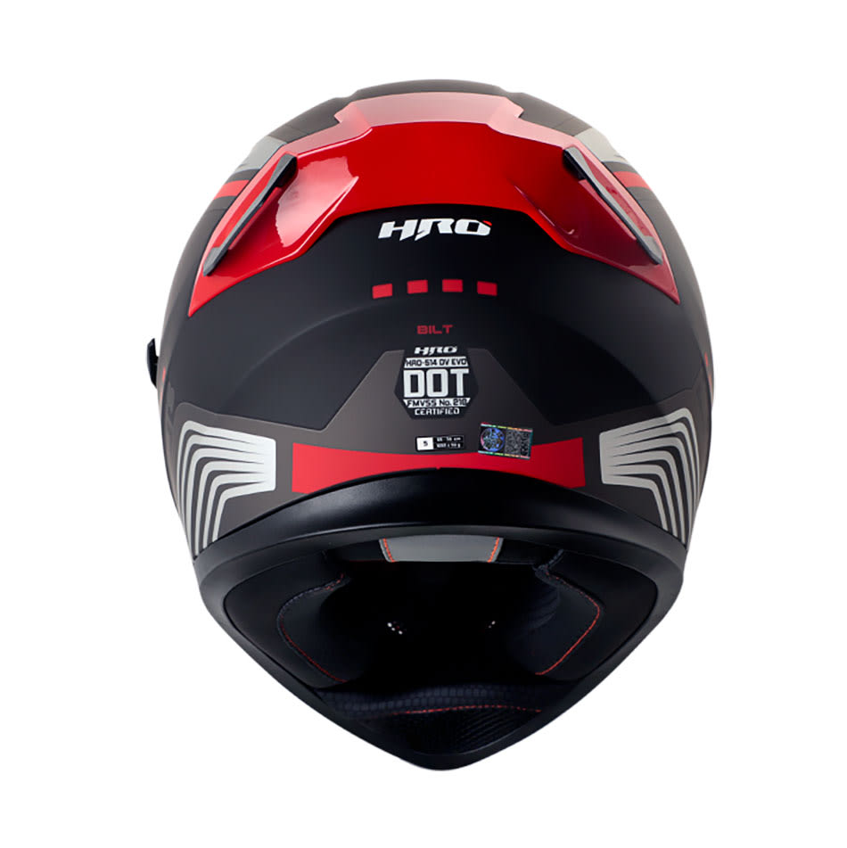Casco moto hro 514dv bilt gr.os rj integral sun visor3