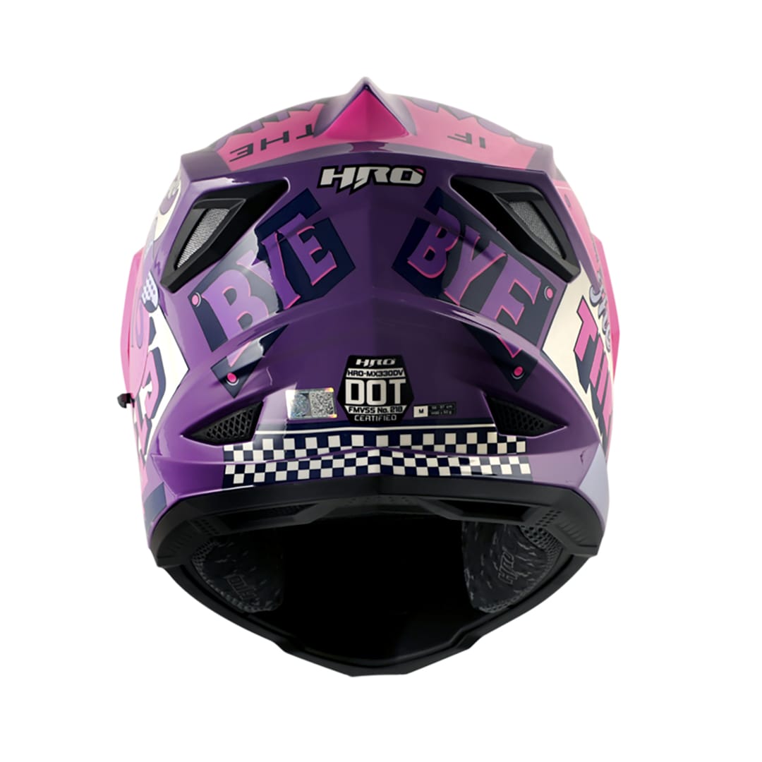 Casco moto hro mx-330dv bye bye mr fc multipropósito3