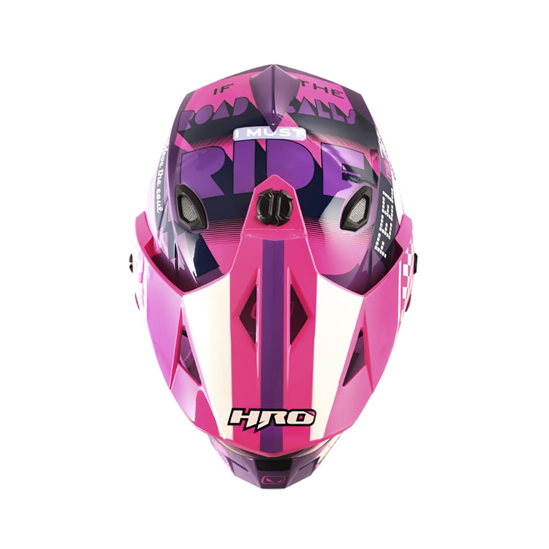 Casco moto hro mx-330dv bye bye mr fc multipropósito2