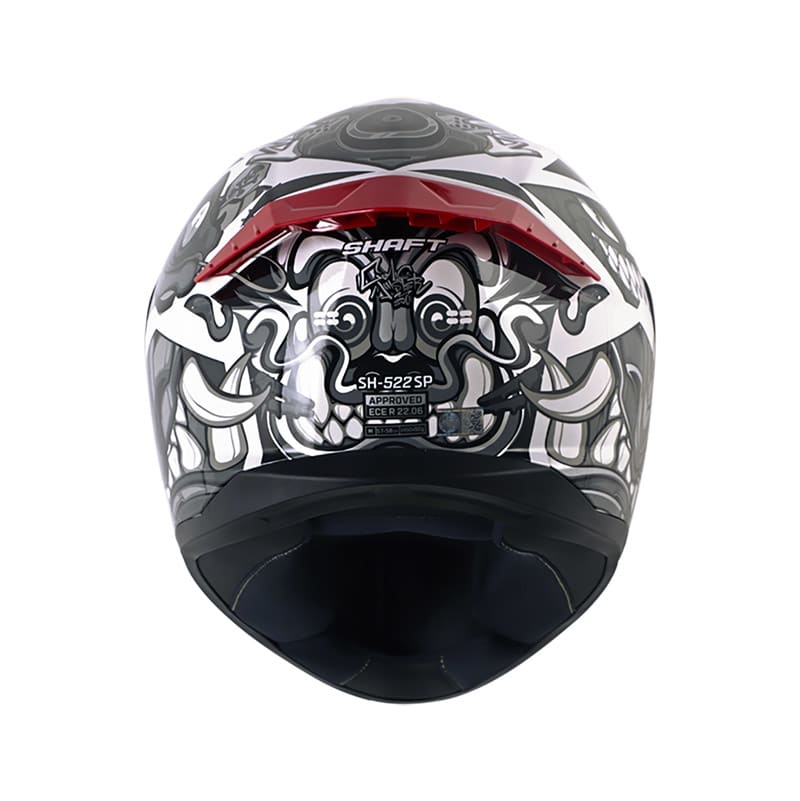 Casco moto shaft 522 sp comic monster bl brillo gr integral4