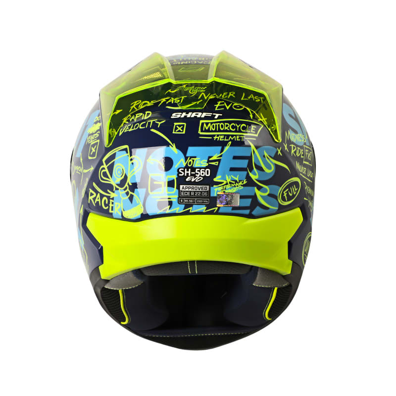 Casco moto shaft 560 evo notes az.os am.n integral3