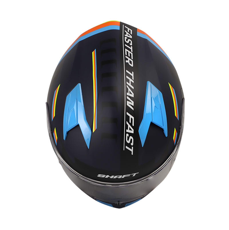 Casco moto shaft 522 integral kmuz az.navy.m1