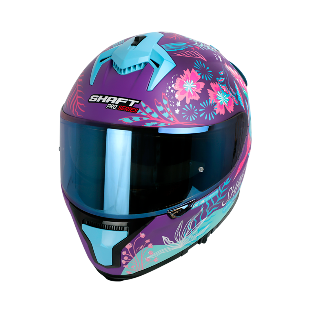 Casco moto Shaft pro 610dv evo bloom mr az.candy ir.az integral2