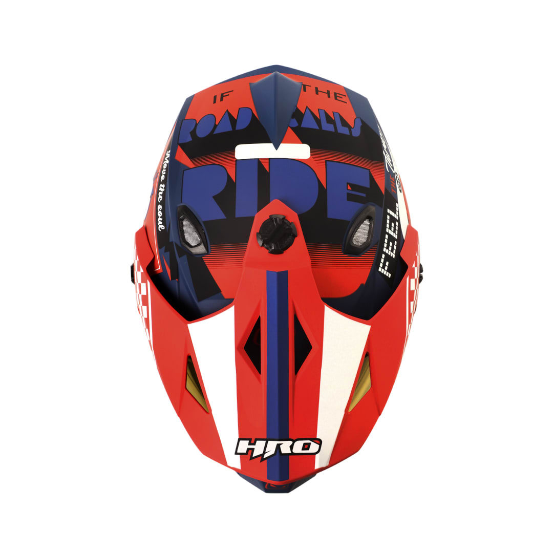 Casco moto hro mx-330dv bye bye az.os rj multipropósito3