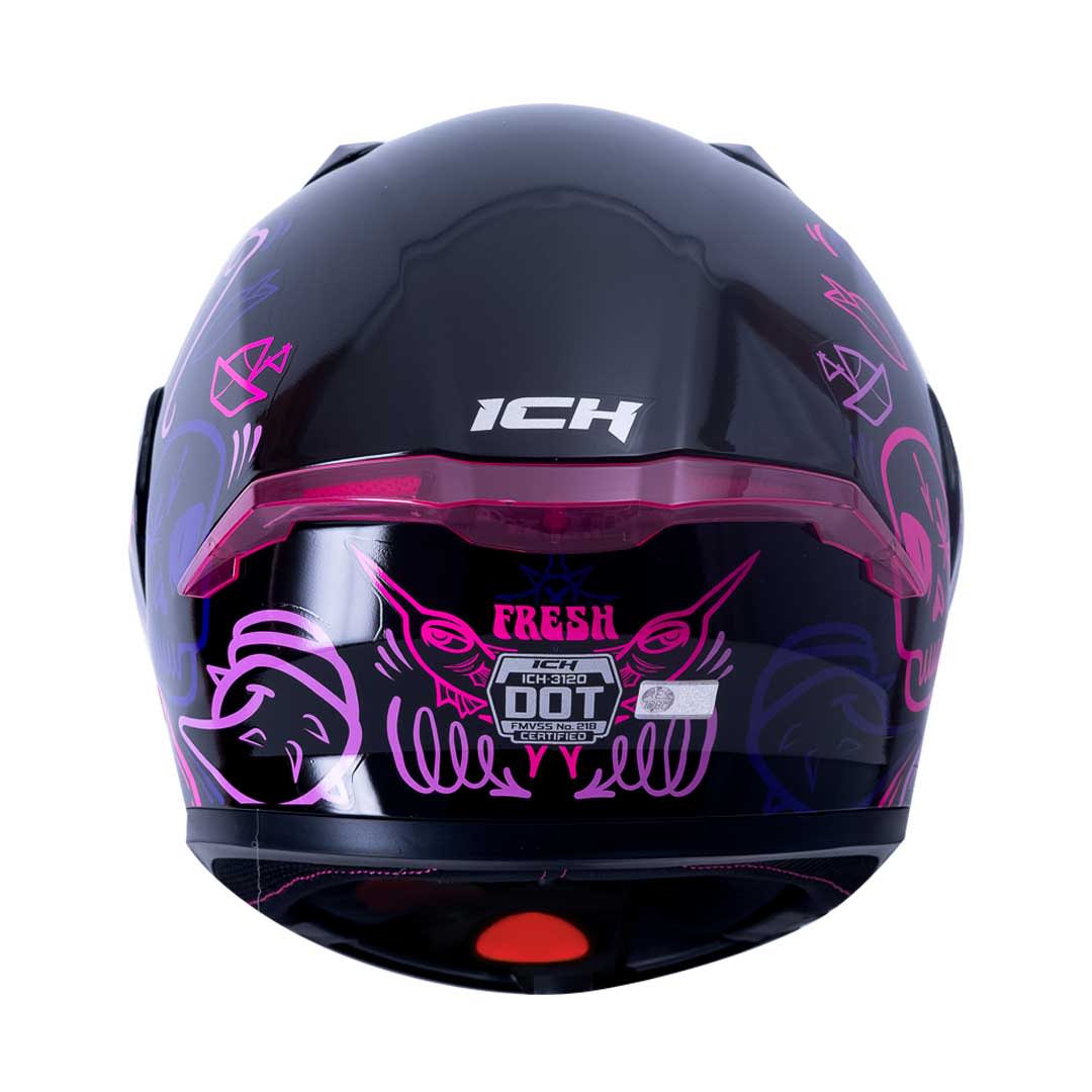 Casco moto ich 3120 abatible fresh fc.n sm certificación dot qr2