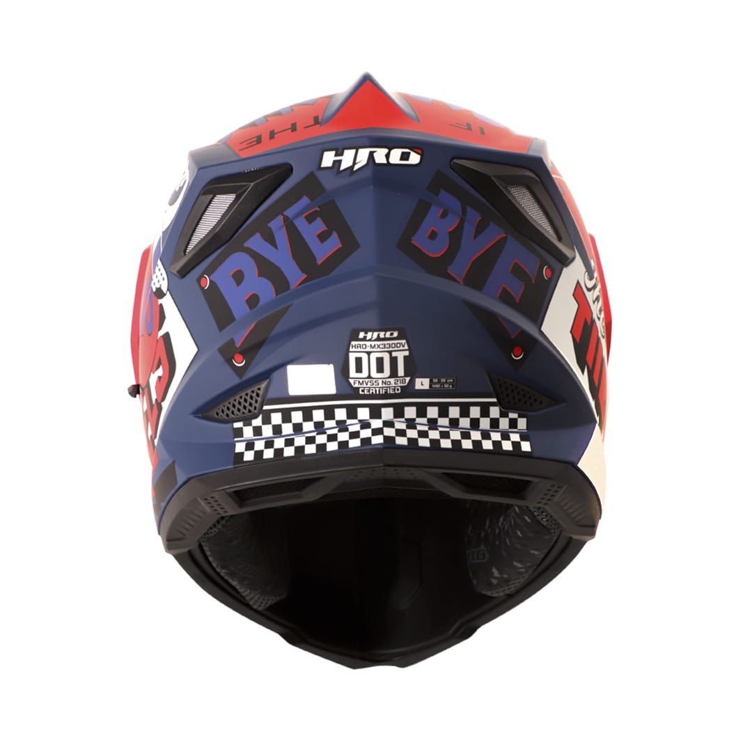 Casco moto hro mx-330dv bye bye az.os rj multipropósito4