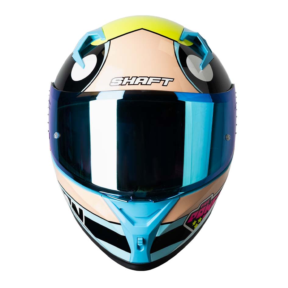 CASCO MOTO SHAFT 526SP EVO BURBUJA INTEGRAL CARTOON NETWORK2