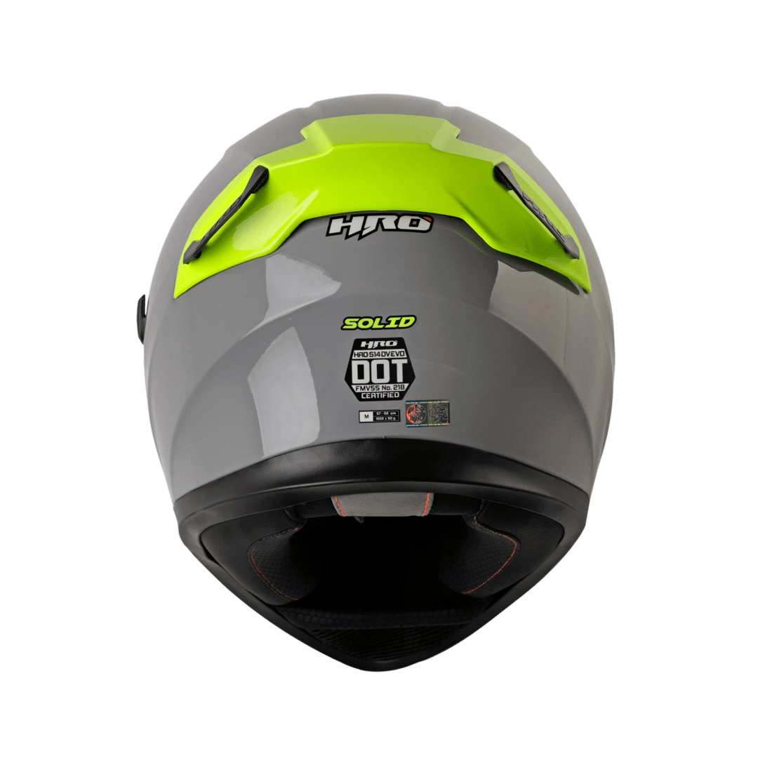 Casco moto hro 514dv solid gr am.n integral3