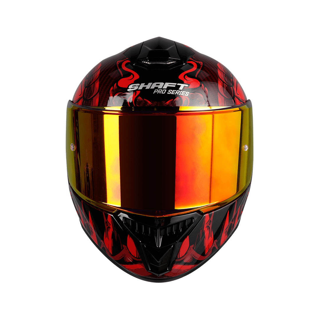 Casco moto Shaft pro 620c evo lizzard rj revo.rj fibra de carbono integral2
