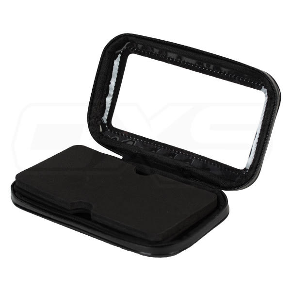 soporte porta celular impermeable hasta 6 pulgadas para volante moto bicicleta1