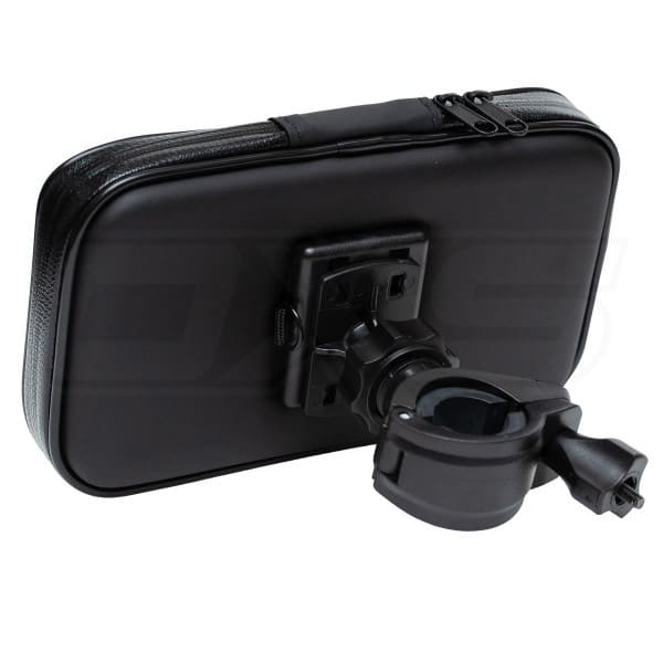 soporte porta celular impermeable hasta 6 pulgadas para volante moto bicicleta2