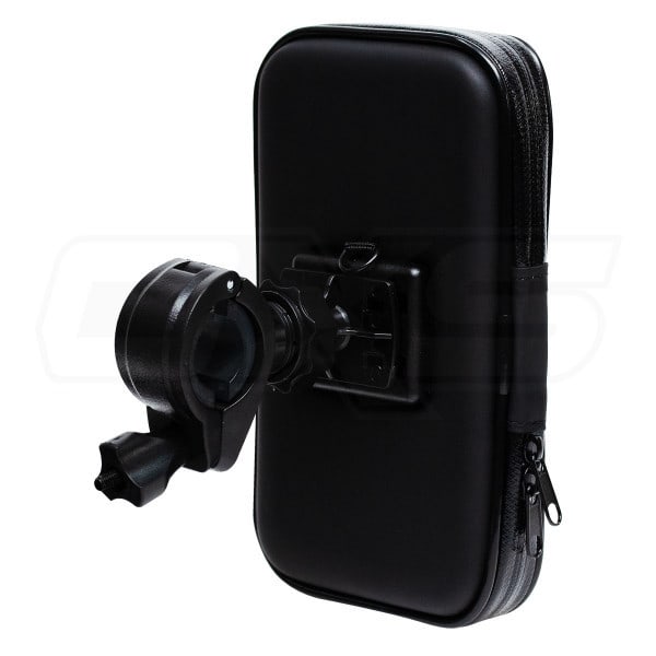 soporte porta celular impermeable hasta 6 pulgadas para volante moto bicicleta4