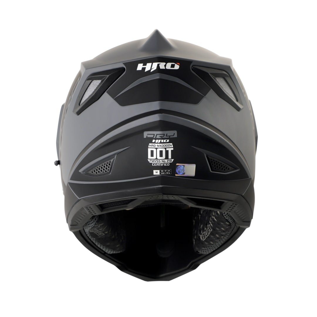 Casco moto hro mx-330dv dry gr ng multipropósito3