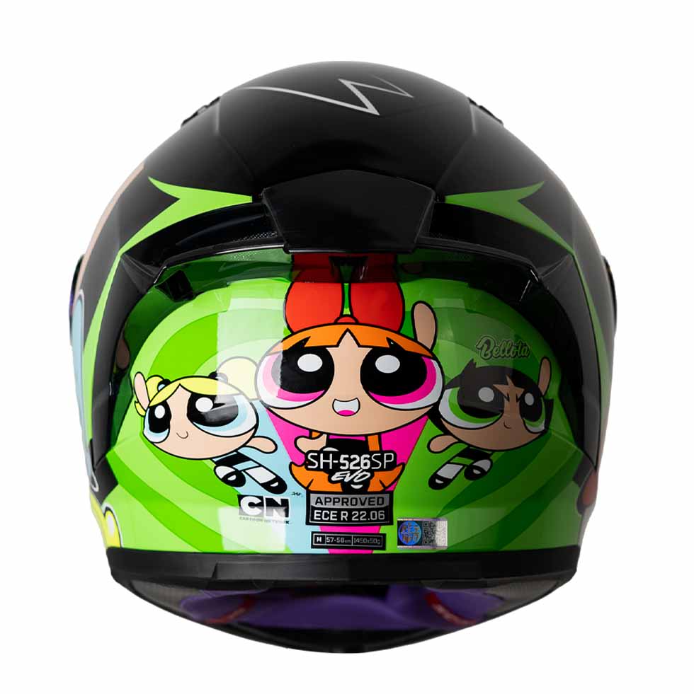 CASCO MOTO SHAFT 526SP EVO BELLOTA INTEGRAL CARTOON NETWORK5