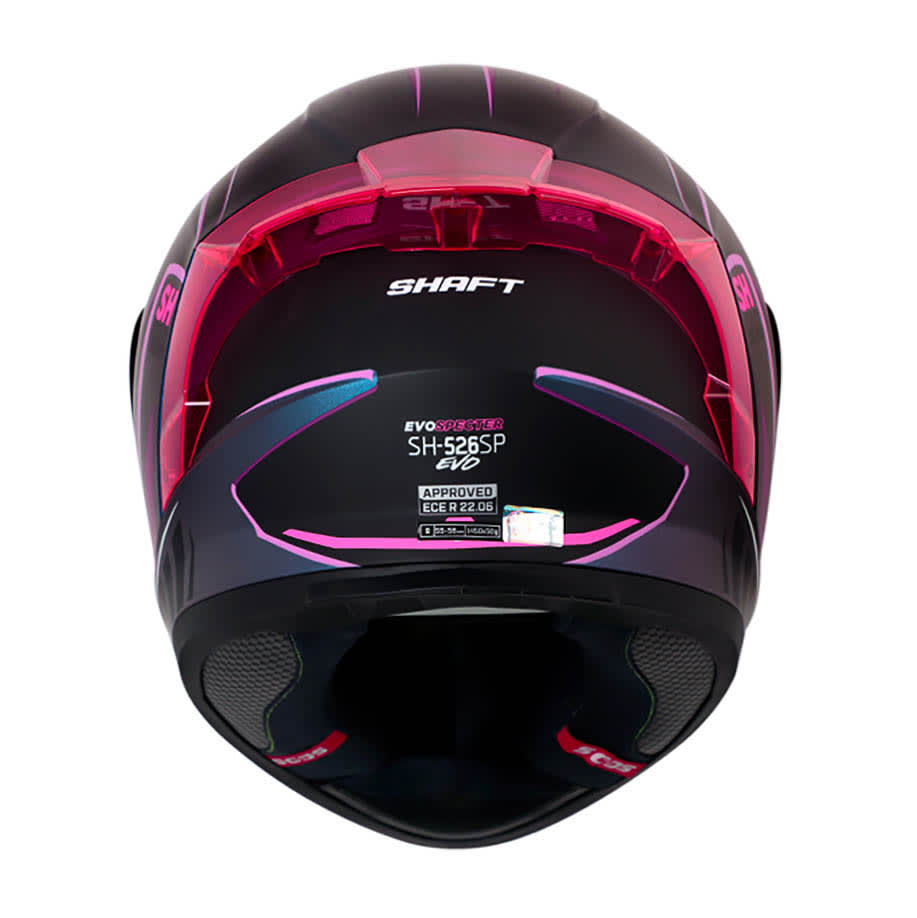 CASCO MOTO SHAFT 526SP EVO SPECTER CAMALEON ROSA INTEGRAL5