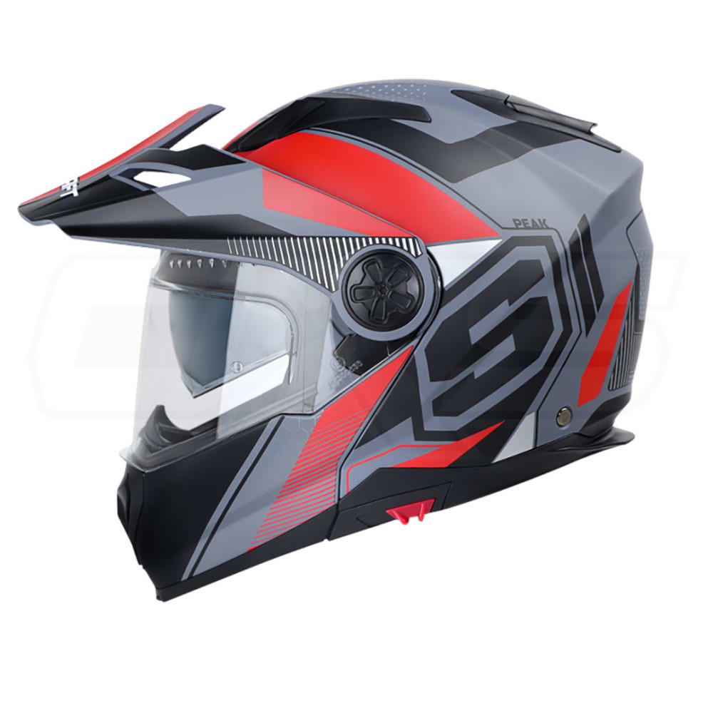 Casco moto shaft 3700dv dual abatible turn gr.m rj2