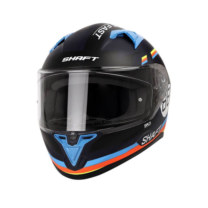 Casco moto shaft 522 integral kmuz az.navy.m2