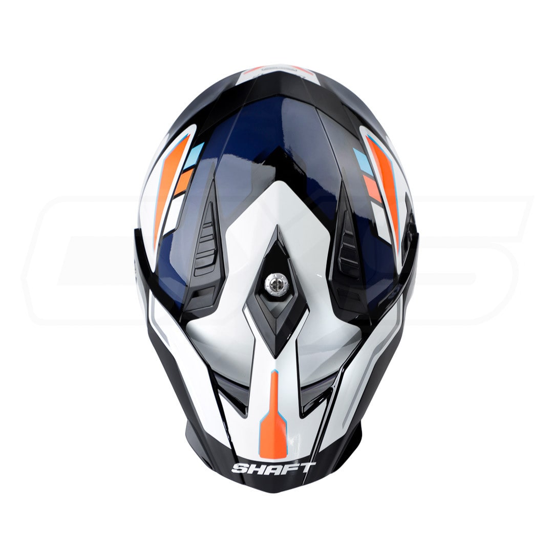 Casco moto Shaft mx-380 multipropósito frontourer n.b nj.n3