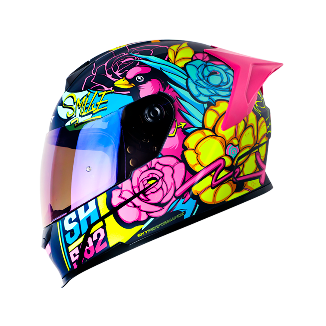 casco moto shaft 502sp flower az.os mate fc ir.az integral1