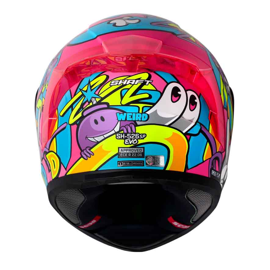 CASCO MOTO SHAFT 526SP EVO WEIRD ROSA INTEGRAL4