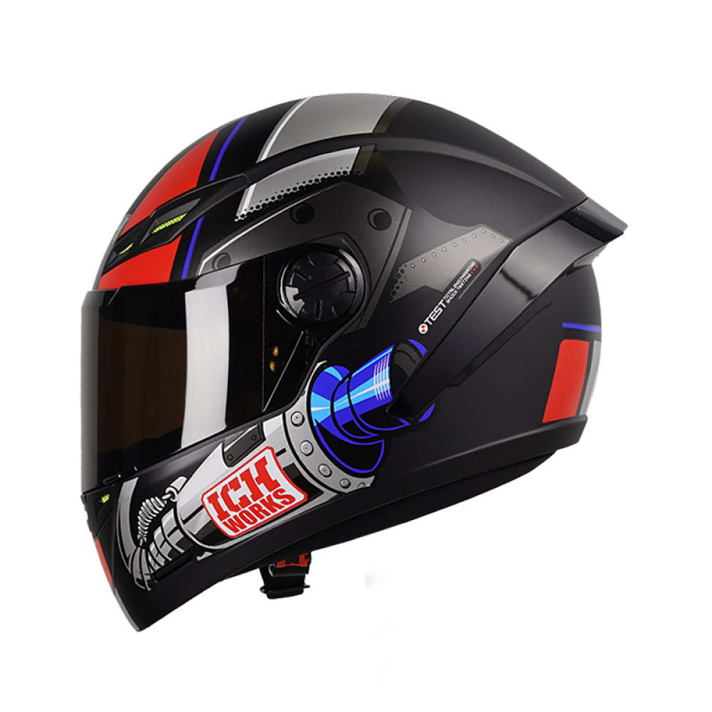 Casco moto ich 501sp works rj sm integral certificación DOT 3cv5