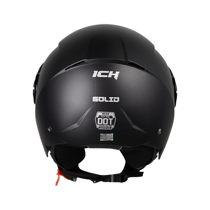 Casco moto ich 102 solid ng mate sm abierto con viscera urbano3