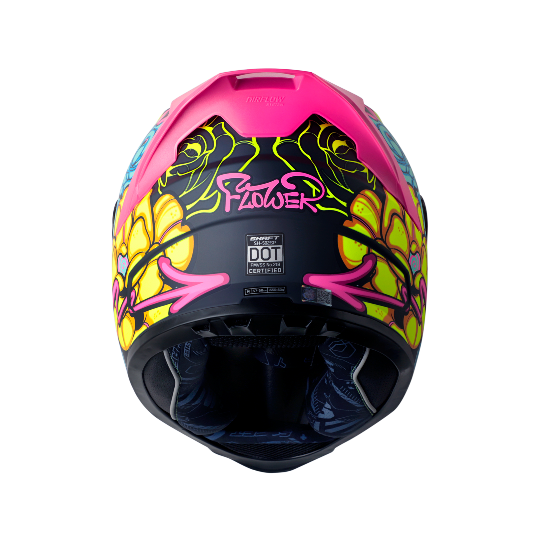 casco moto shaft 502sp flower az.os mate fc ir.az integral3