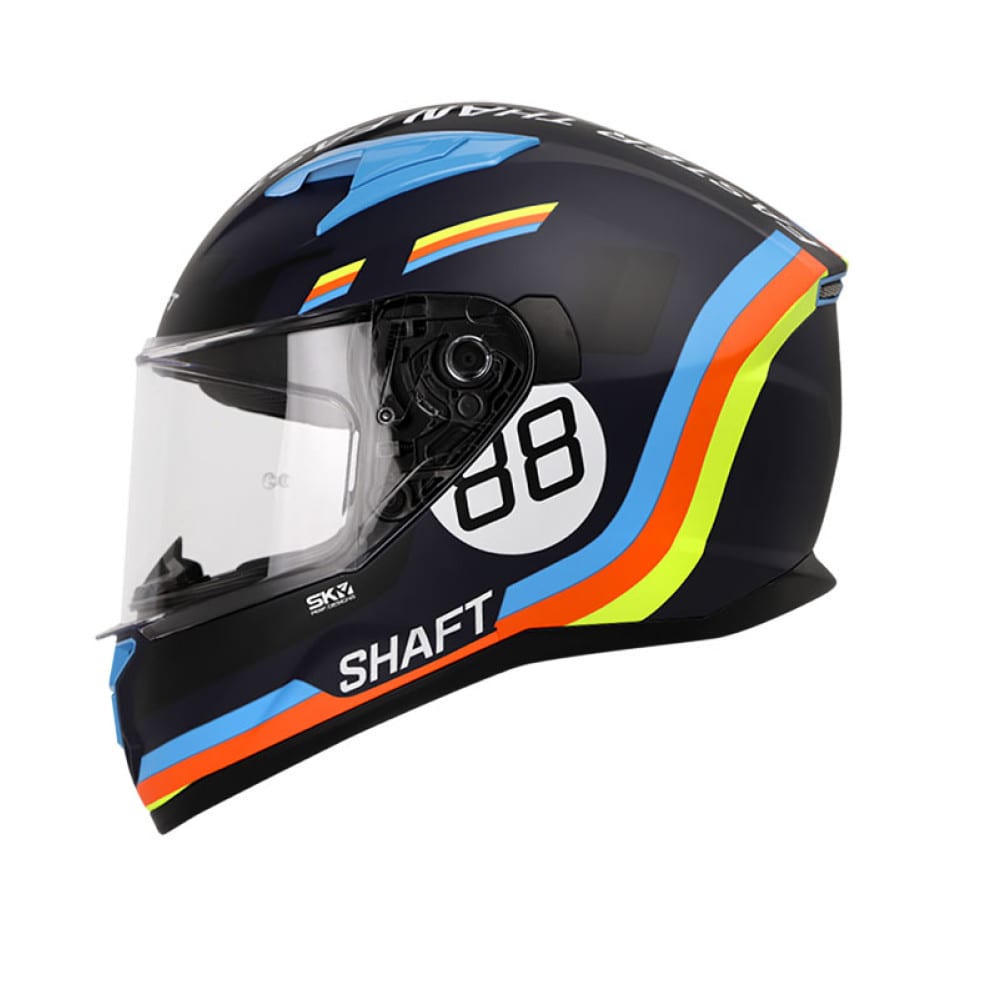 Casco moto shaft 522 integral kmuz az.navy.m4