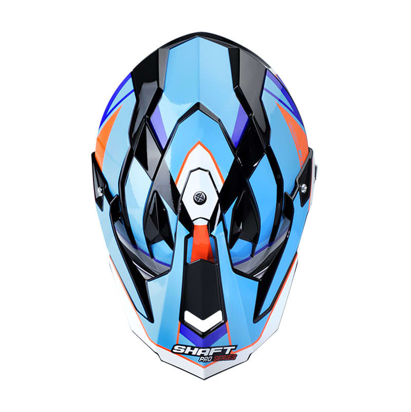 Casco moto shaft pro mx-370dv multipropósito felo az2