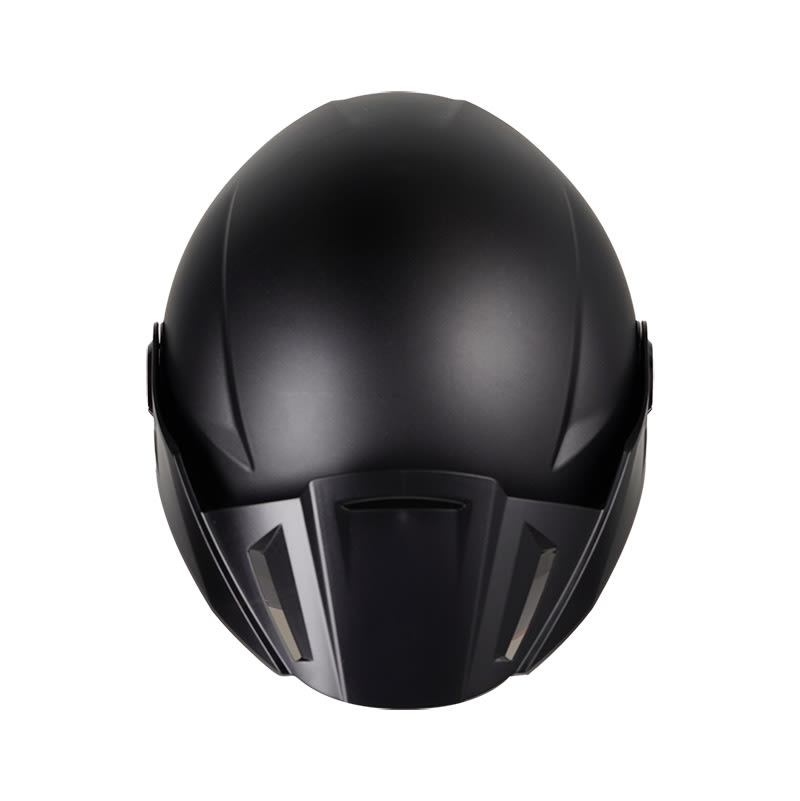 Casco moto ich 102 solid ng mate sm abierto con viscera urbano2