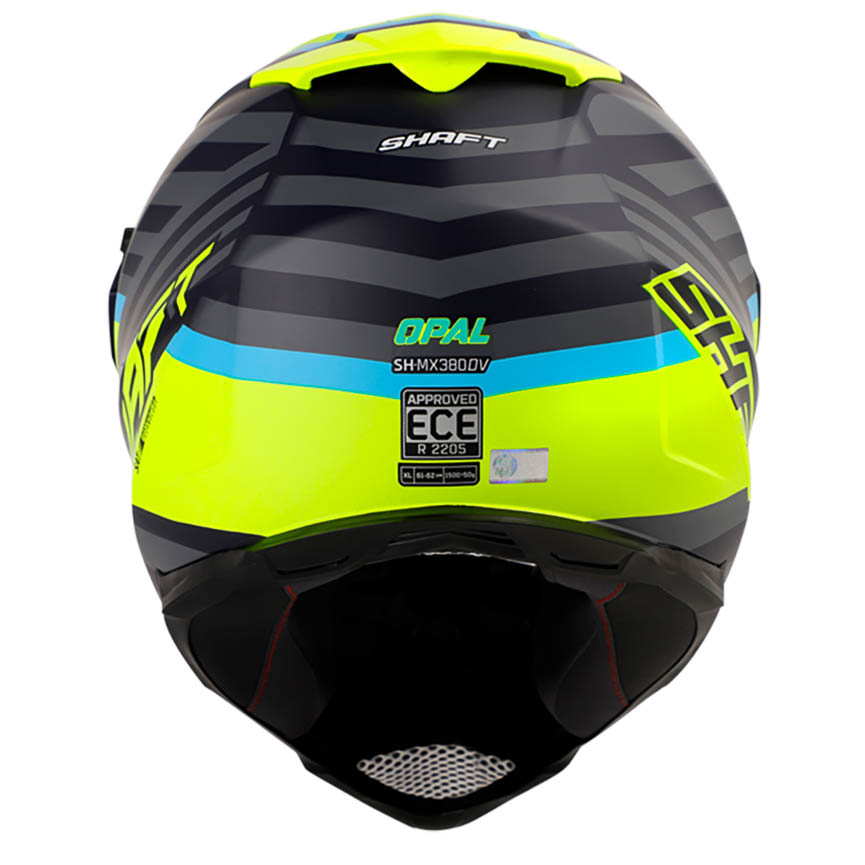 CASCO MOTO SHAFT MX-380 MULTIPROPÓSITO OPAL AZ.M AM.N3