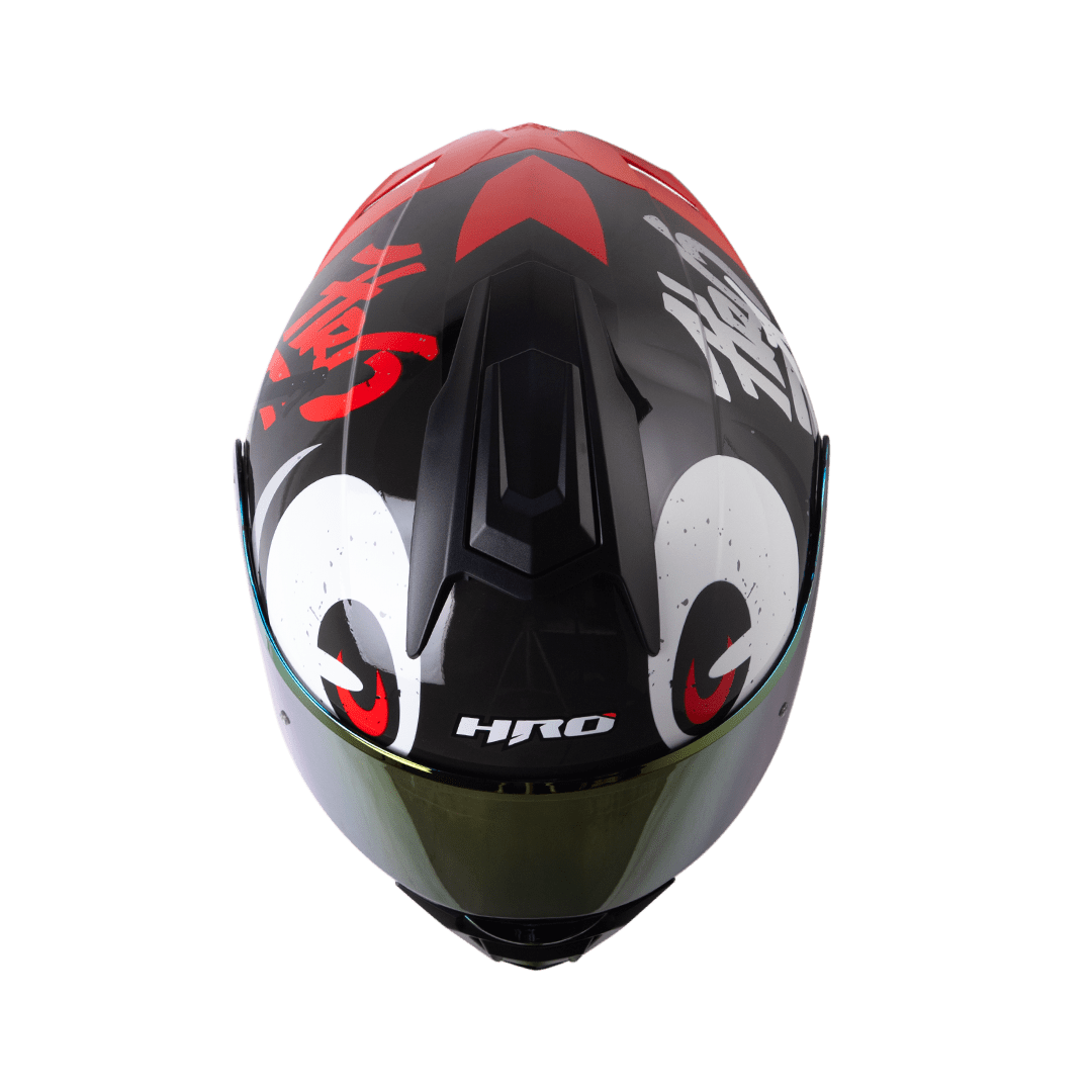 Casco moto hro 3480dv letter face gr.os sl abatible con sun visor dot3