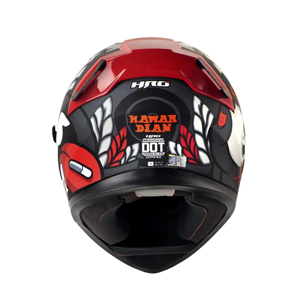Casco moto hro 514dv hawardian gr rj integral2