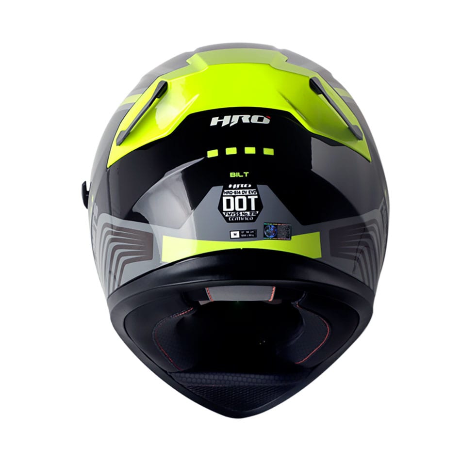 Casco moto hro 514dv bilt gr am.n integral sun visor3