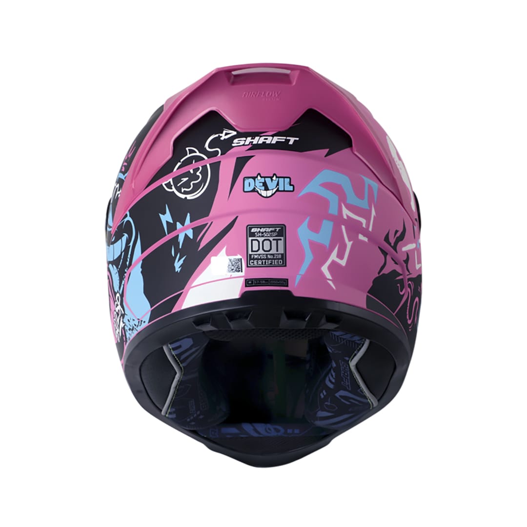 casco moto shaft 502sp devil fc integral normal dot acreditado (V/SV)4