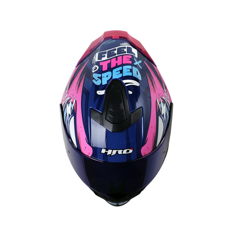 Casco moto hro 506 mask az.os fc integral norma dot2