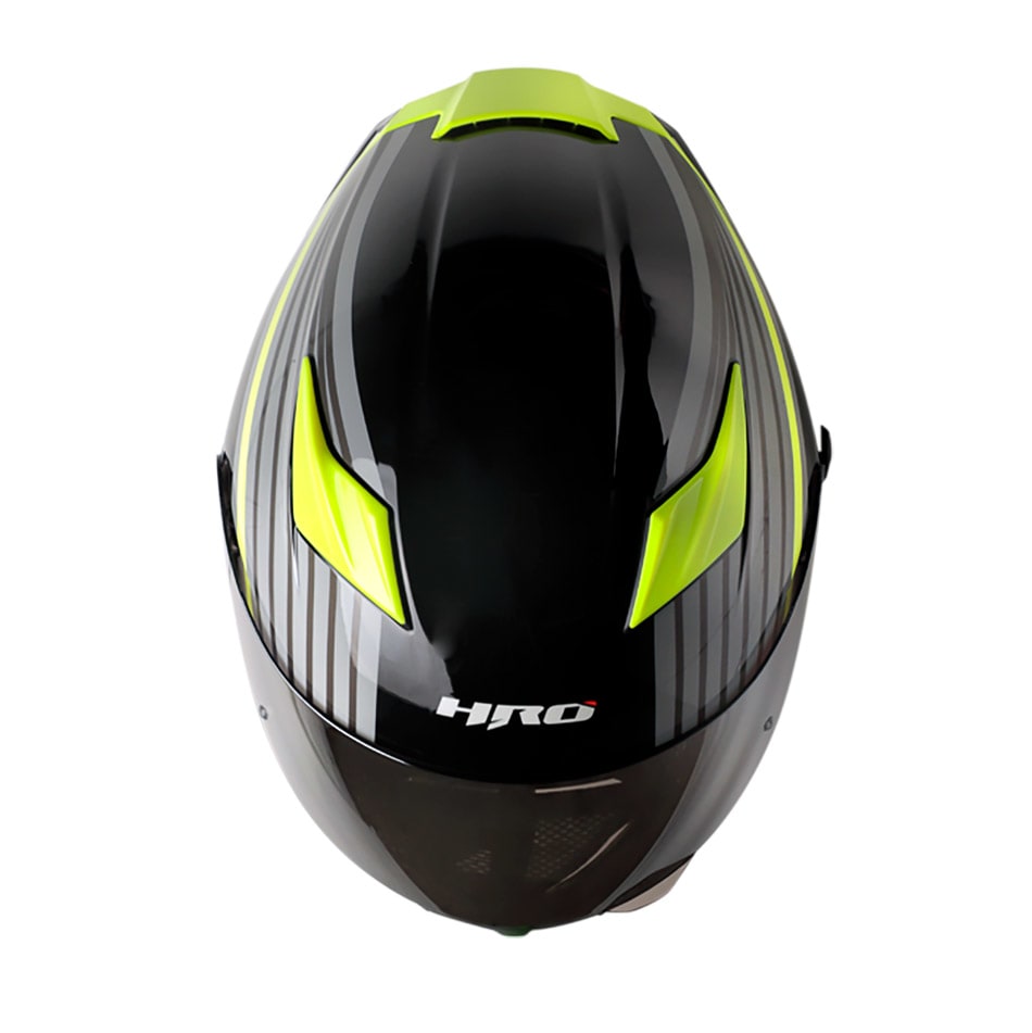 Casco moto hro 514dv bilt gr am.n integral sun visor2